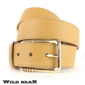 Ремень WILD BEAR RM-033f Beige Premium (универсальный)