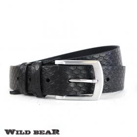 Ремень WILD BEAR RM-037f Black Premium (универсальный)