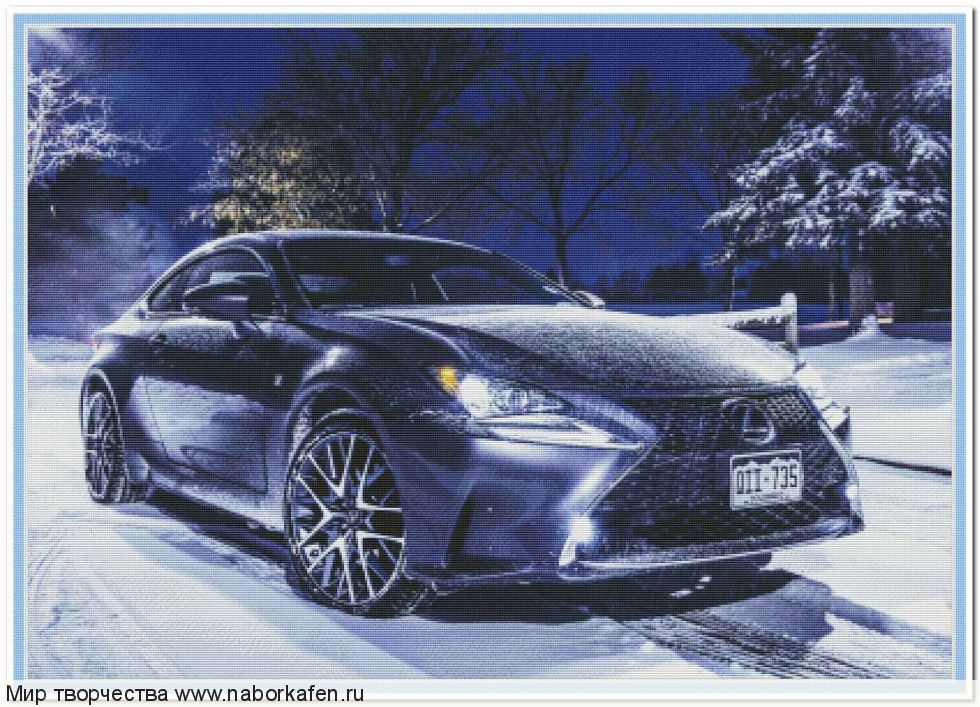 Набор для вышивания "00137 Lexus rs350"