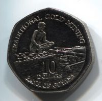 10 долларов 2007 Гайана