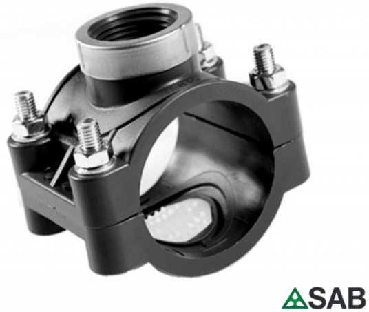 Седловая врезка ПНД (седелка)