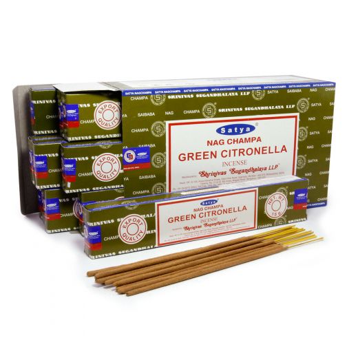 Благовония Green Citronella | Зеленая Цитронелла | 15 г | Satya
