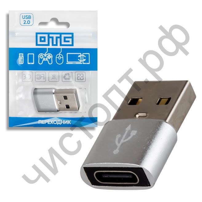 Переходник OTG i442 (USB 3.0-> TYPE-C мама) (6004)