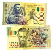 100 punt (фунтов) — Конор Макгрегор. Ирландия. (Conor Mcgregor. Ireland). Памятная банкнота. UNC Oz ЯМ