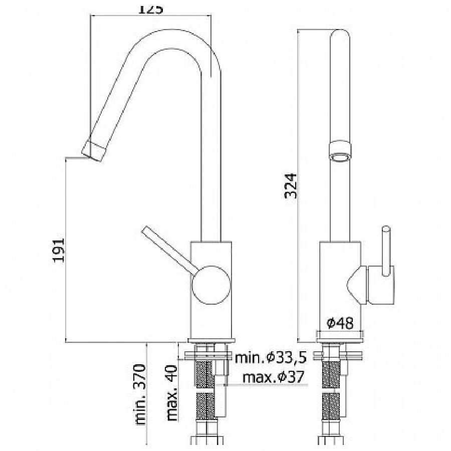 Смеситель для раковины Paffoni Light LIG978CR Хром схема 2