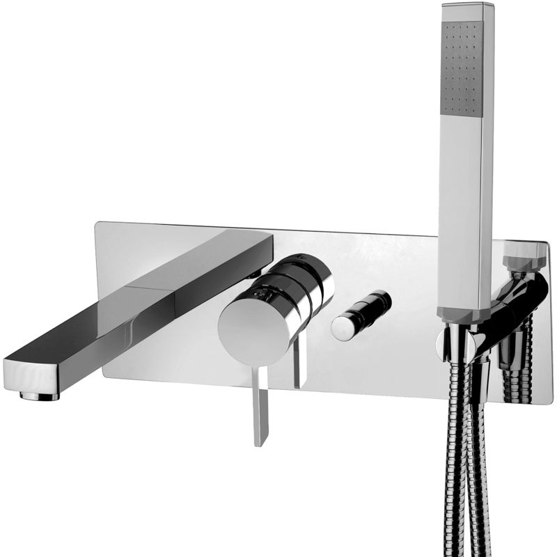 Изображение Смеситель для ванны Paffoni Rock RO001CR Хром