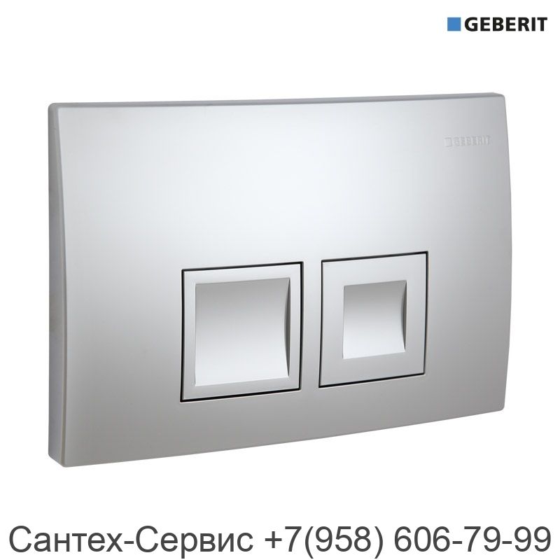115.135.46.1 Смывная клавиша GEBERIT Delta 50 матовый хром