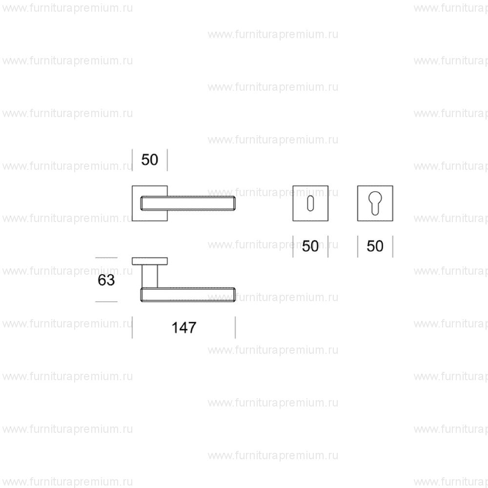 Ручка Salice Paolo Shiny 6085