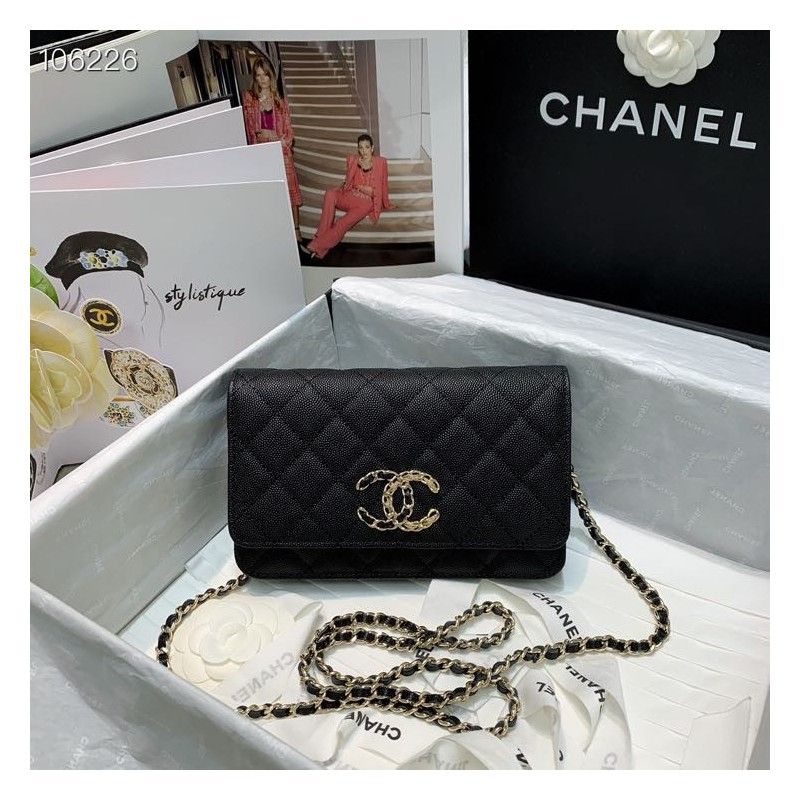Кошелек CHANEL на цепочке 19,5х13 см