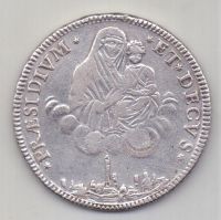 1 скудо 10 паоли 1796 Болонья Ватикан Италия