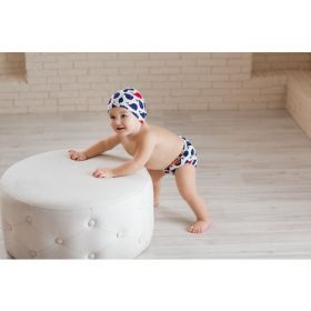 Шапочка для плавания, хлопок  Экрю Китенок