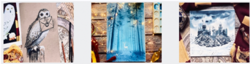 Марафон по рисованию 'Мир Гарри Поттера' (Татьяна Тожокина)