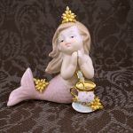 Брошь и серьги "Чаепитие" (Danecraft США)