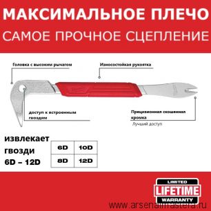 Гвоздодер Milwaukee 23 см 9 дюйм 4932478249