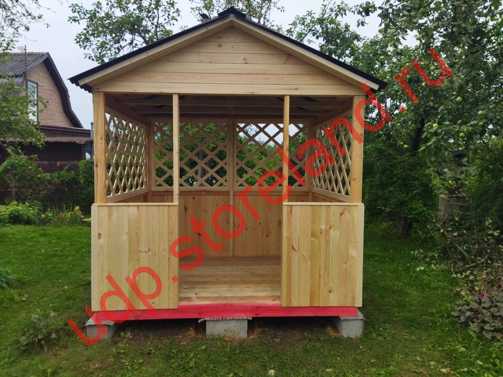 Беседка 2,5 х 2,5 м.