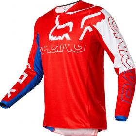 Fox 180 Skew White/Red/Blue (2022) джерси для мотокросса