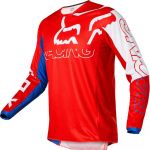 Fox 180 Skew White/Red/Blue джерси для мотокросса