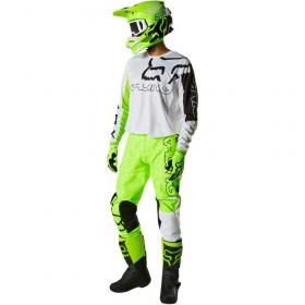 Fox 180 Skew Flo Yellow (2022) джерси и штаны для мотокросса