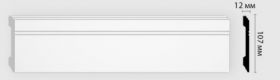Плинтус Напольный Decomaster D105-115ДМ В107хШ12х2400 мм / Декомастер