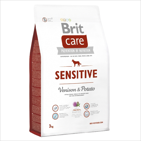 Сухой корм для собак всех пород Brit Care Adult Vension беззерновой с олениной