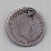 2 злотых 1824 г. Александр l. Польша. Россия.