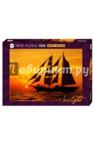 Puzzle-1000 "Парусник на закате. Nature" (29717)