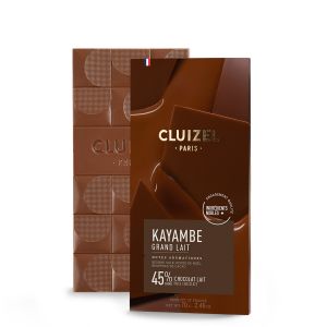 Шоколадка Молочный Каямбе Гранд Лайт Cluizel Paris Cayambe Grand Lait 45% - Франция