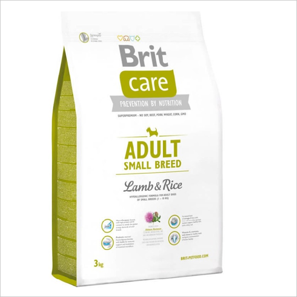 Сухой корм для собак мелких пород Brit Care Small Lamb с ягненком