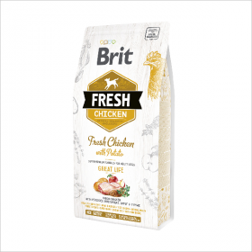Сухой корм для собак Brit Fresh Chicken with Potato с курицей и картофелем