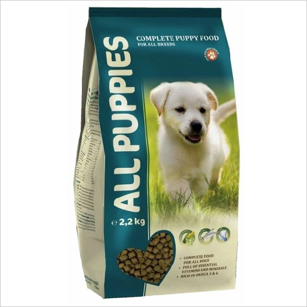 Сухой корм для щенков All Puppies с курицей