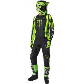 Fox 180 Monster Black (2022) джерси и штаны для мотокросса