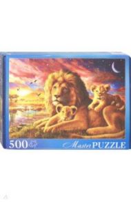 Puzzle-500 "Львы на закате" (МГМП500-6168)