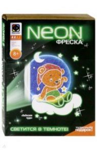 Неоновая фреска "Небесное чудо. Мишка в колпачке" (430008)