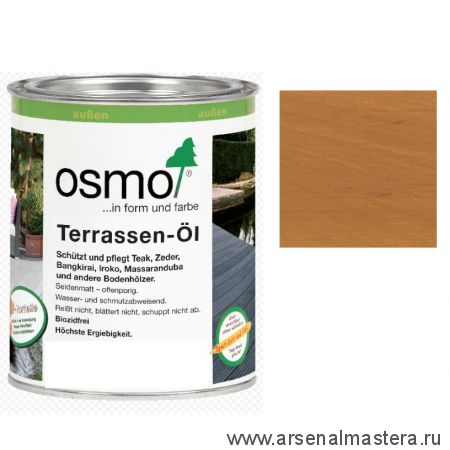 Масло для террас Osmo 013 для гарапы Натуральный тон 0,75 л Terrassen-Ole для наружных работ Osmo-013-0,75 11500081