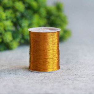 Нитки Люрекс - золотые, 100м