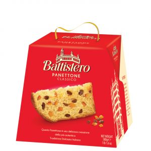 Кулич Battistero Panettone Classico Панеттоне Баттистеро Классико 500 г - Италия