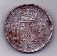 8 реалов 1807 Мексика Испания UNC