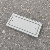 Площадка пластиковая с накладкой, длина 20 см