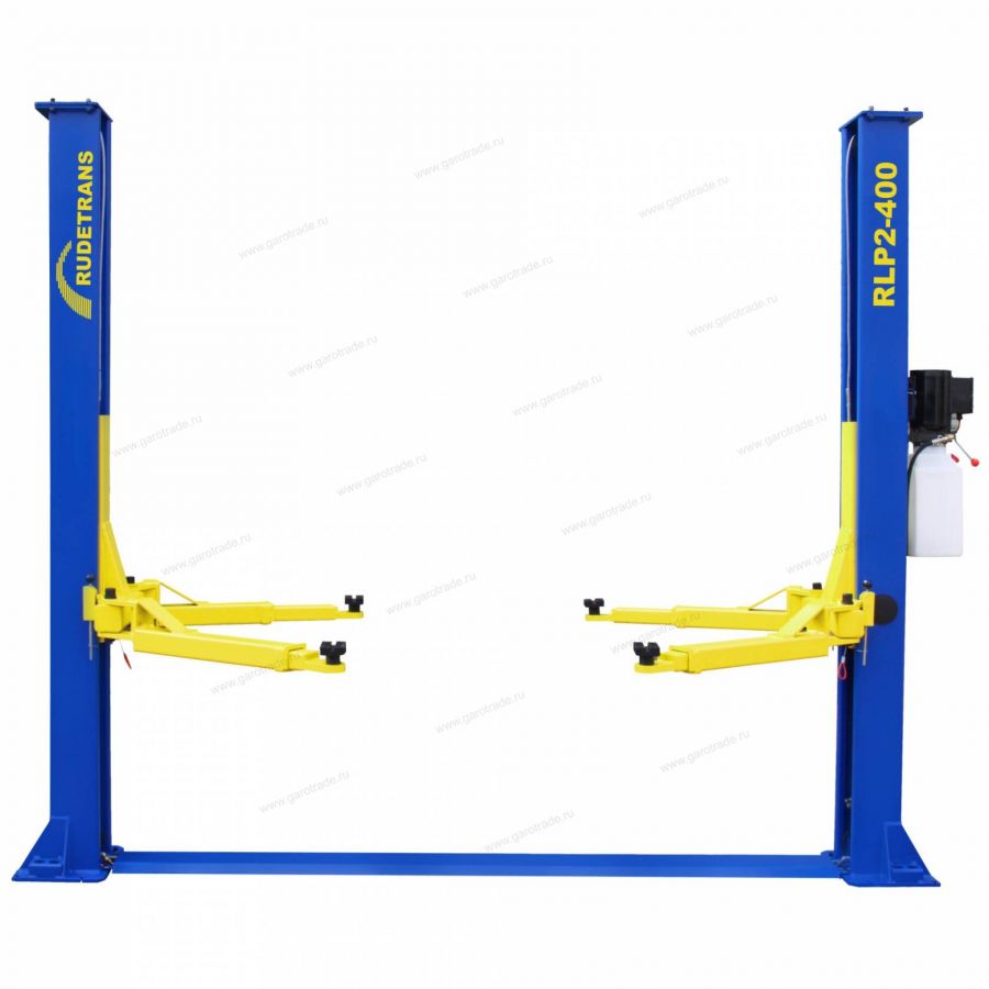 Двухстоечный автомобильный подъемник для автосервиса грузоподъемность 4 Т RLP2-400 (380В/220В)