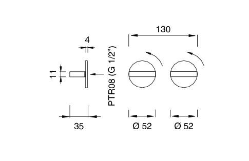 Вентили для раковины Cea Design BAR BAR 44 ФОТО