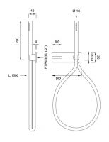 Прогрессивный смеситель для душа Cea Design BAR BAR 32 схема 2