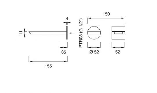 Прогрессивный смеситель для раковины Cea Design BAR BAR 18 ФОТО