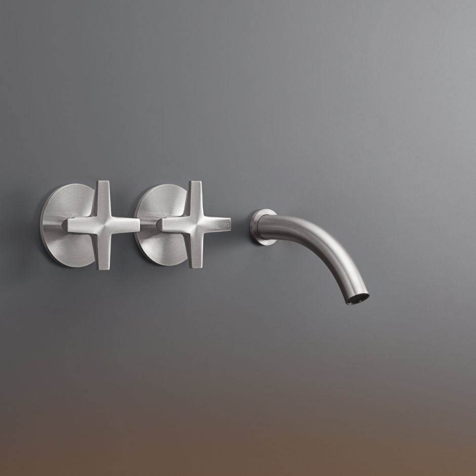 Изображение Смеситель для раковины Cea Design CROSS с крестовыми ручками CRX11 излив 125