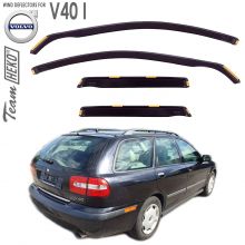 Дефлекторы Volvo V40 I от 1995 - 2004 Универсал для дверей вставные Heko (Польша) - 4 шт.