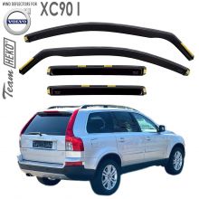 Дефлекторы Volvo XC90 I от 2002 - 2014 для дверей вставные Heko (Польша) - 4 шт.