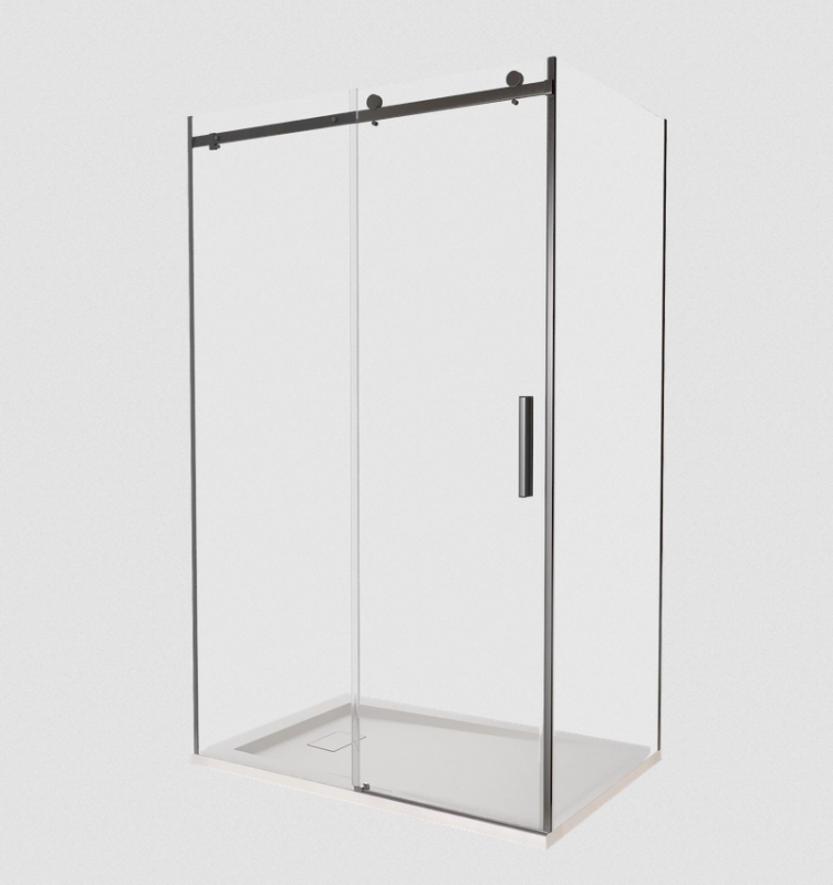Душевой уголок BAS Galaxy WTW-120-C-B  120x80, черный