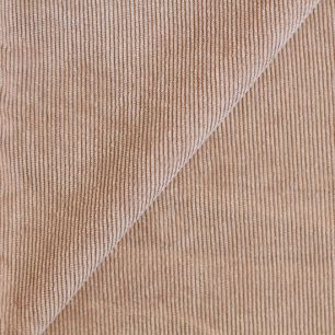 Микровельвет в рубчик - капучино 50*37 см.