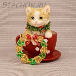 Брошь "Новогодний венок" (США)