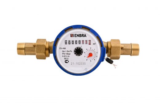 Водосчетчк ENBRA Ду 15 с КМЧ Холодная вода