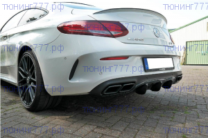 Диффузор заднего бампера, Maxton, для C205 63AMG купе